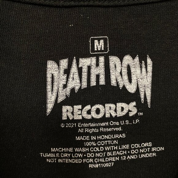 Death Row Records Electric Chair tshirt size Medium - Picture 4 of 4